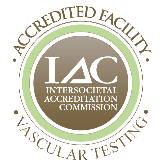 IAC accredited facility vascular testing